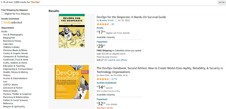 DevOps Handbook on Amazon Search